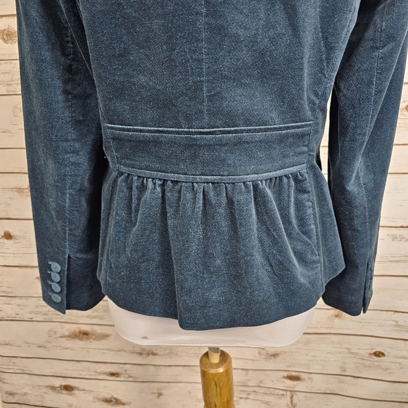 🍂SOLD🍂 Talbots Teal Blue One Button Blazer Jacket Lined 8P - Picture 4 of 15